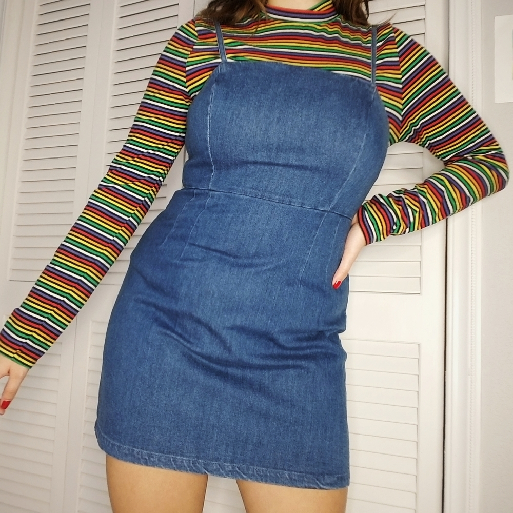 Urban Outfitters Medium Short Jean Dress